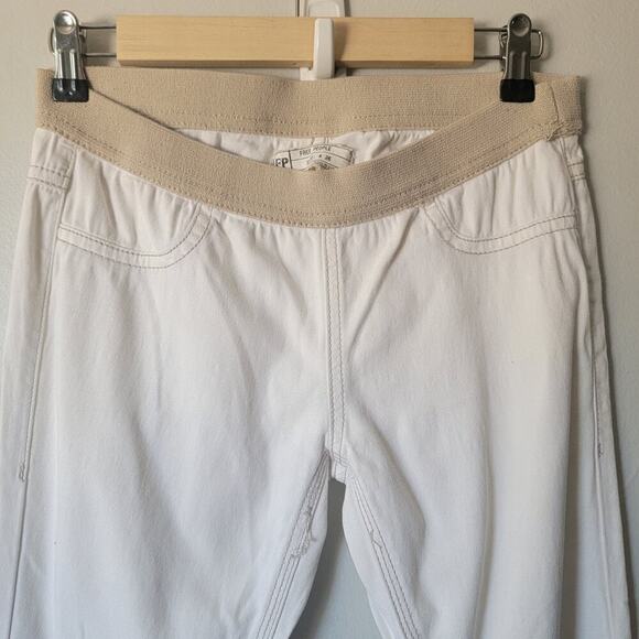 Free People Jeggins Stretchy Casual Comfy Pants White Low Rise Size 26 - Picture 2 of 16